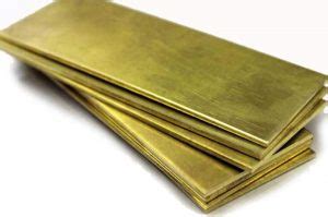 brass plate sheet metal stock